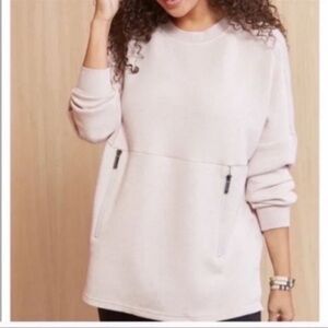 Varley Anthropologie Baylis Pink Sweatshirt